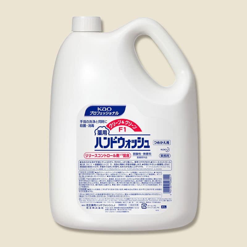 大黒工業 C&CF1 薬用ハンドウォッシュ 詰替え 4L （ご注文単位1個）【直送品】