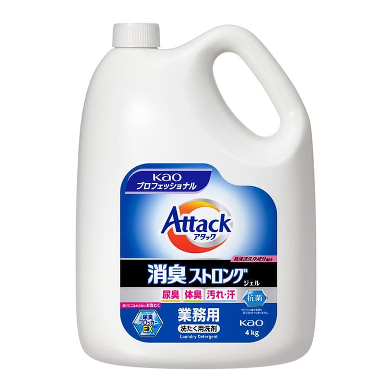 大黒工業 アタック 消臭ストロングジェル 4KG （ご注文単位1本）【直送品】