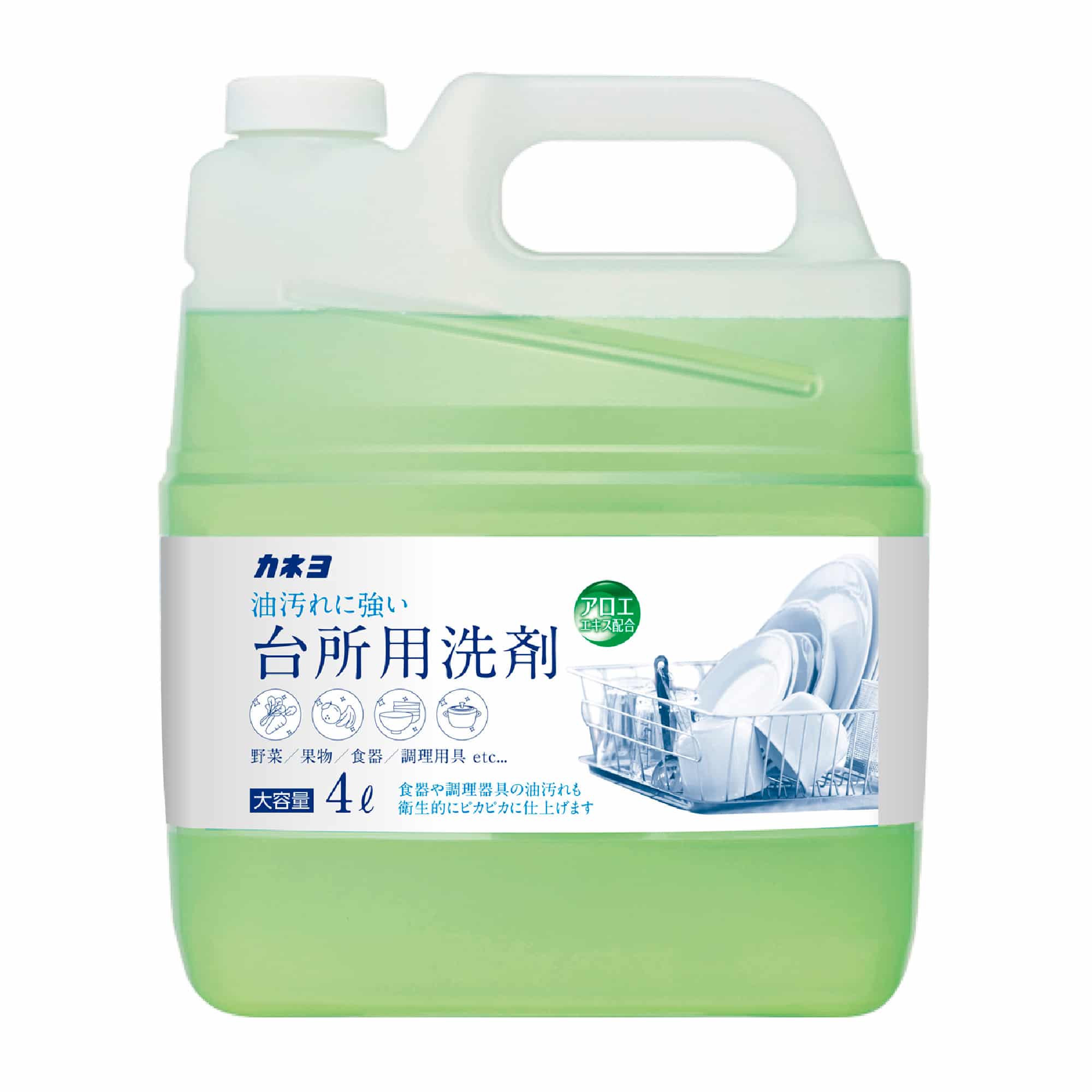 大黒工業 カネヨ 台所用食器洗剤 4L （ご注文単位1本）【直送品】