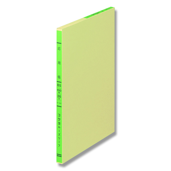 大黒工業 リ-107 リーフ 応用帳 100枚/冊（ご注文単位1冊）【直送品】