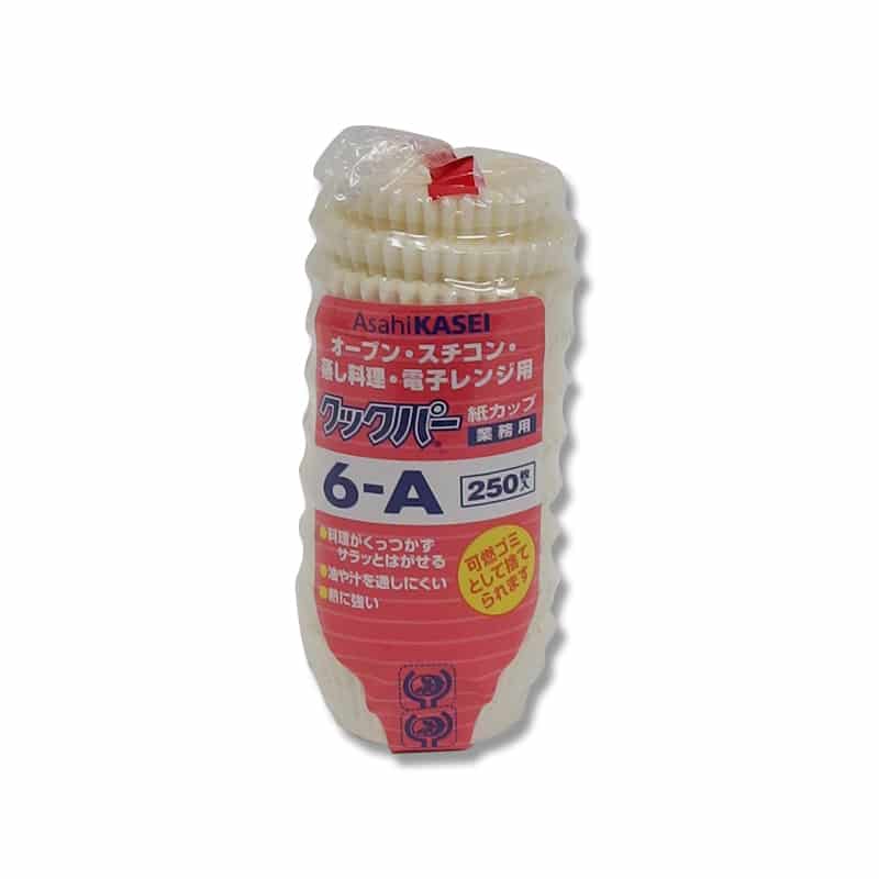 大黒工業 クックパー紙カップ 6-A 250枚/包（ご注文単位1包）【直送品】