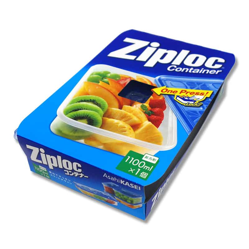大黒工業 ZL コンテナー 長方形1100ml 1個/パック（ご注文単位1パック）【直送品】