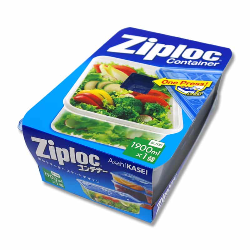 大黒工業 ZL コンテナー 長方形1900ml 1個/パック（ご注文単位1パック）【直送品】