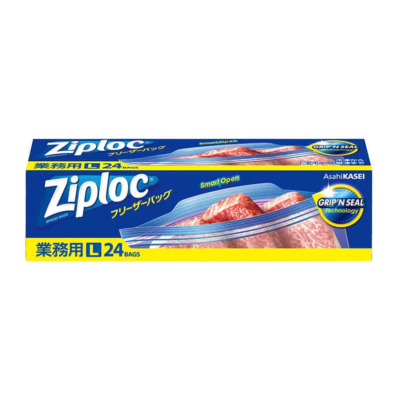 大黒工業 ZL フリーザーバッグ業務用 L 24枚/パック（ご注文単位1パック）【直送品】