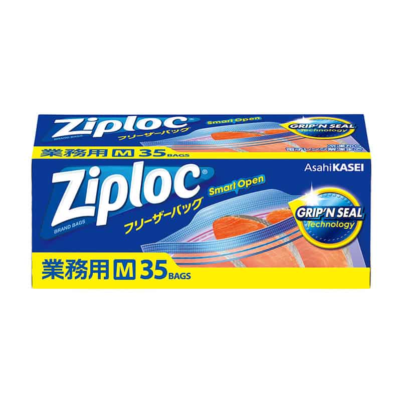 大黒工業 ZL フリーザーバッグ業務用 M 35枚/パック（ご注文単位1パック）【直送品】