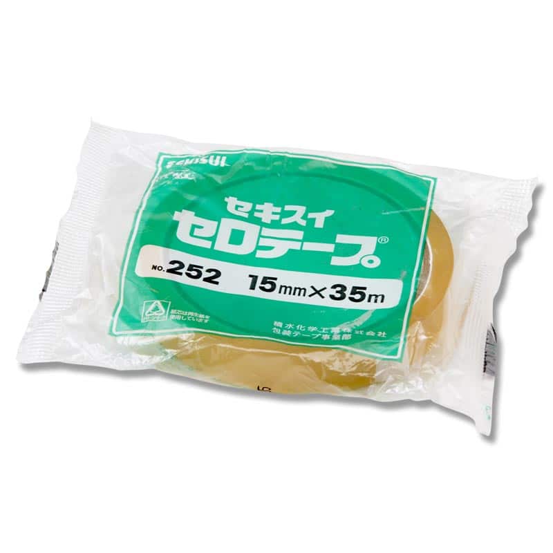 大黒工業 セロテープ No.252 15×35 1巻（ご注文単位1袋）【直送品】