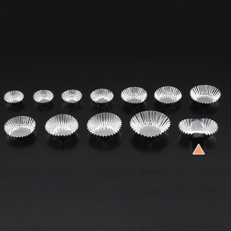 大黒工業 S7372 ホイルケース小判8号 500枚/袋（ご注文単位1袋）【直送品】