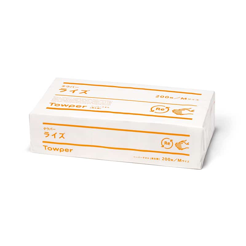 大黒工業 ペーパータオル タウパーライズM 200枚/袋（ご注文単位1袋）【直送品】