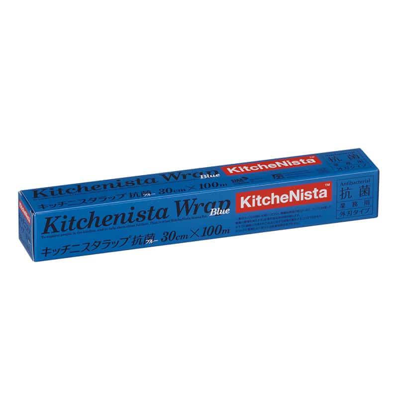 大黒工業 キッチニスタラップ抗菌ブルー 30×100 （ご注文単位1本）【直送品】