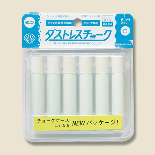 大黒工業 DCC-6-W ダストレスチョーク 白 6本/個（ご注文単位1個）【直送品】