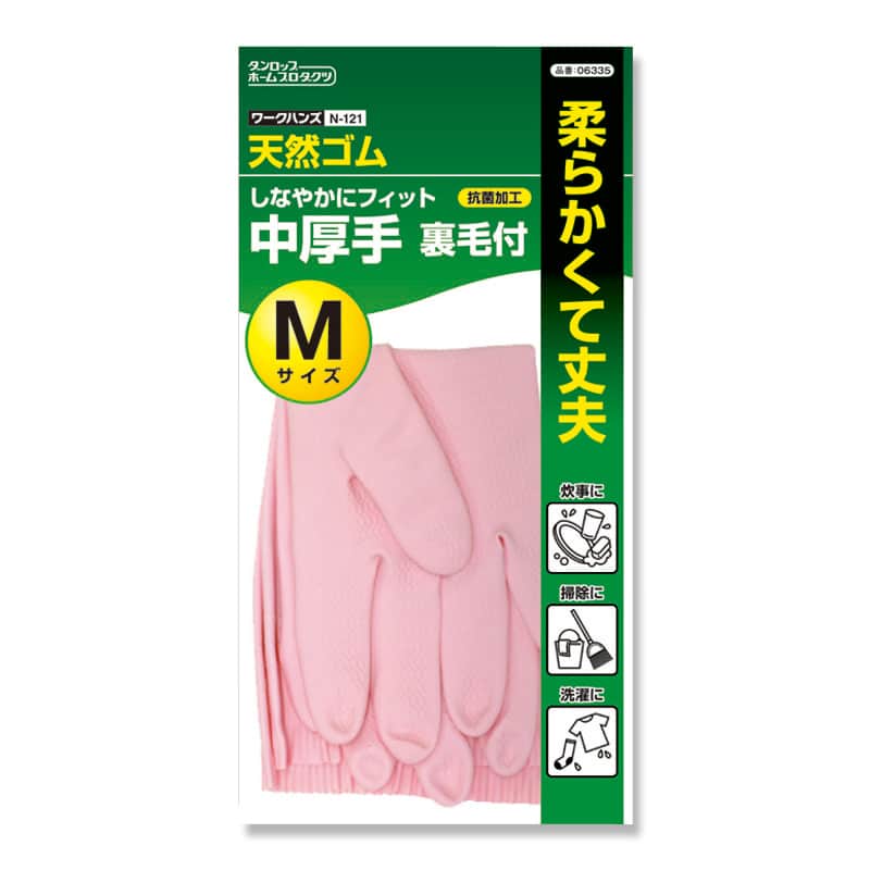 大黒工業 N121ワークハンズ 中厚手 Mピンク （ご注文単位1個）【直送品】