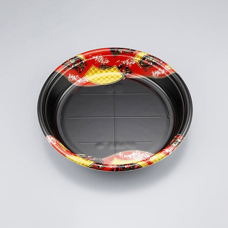 大黒工業 SF丸桶3 舞扇赤本体 10枚/袋（ご注文単位1袋）【直送品】