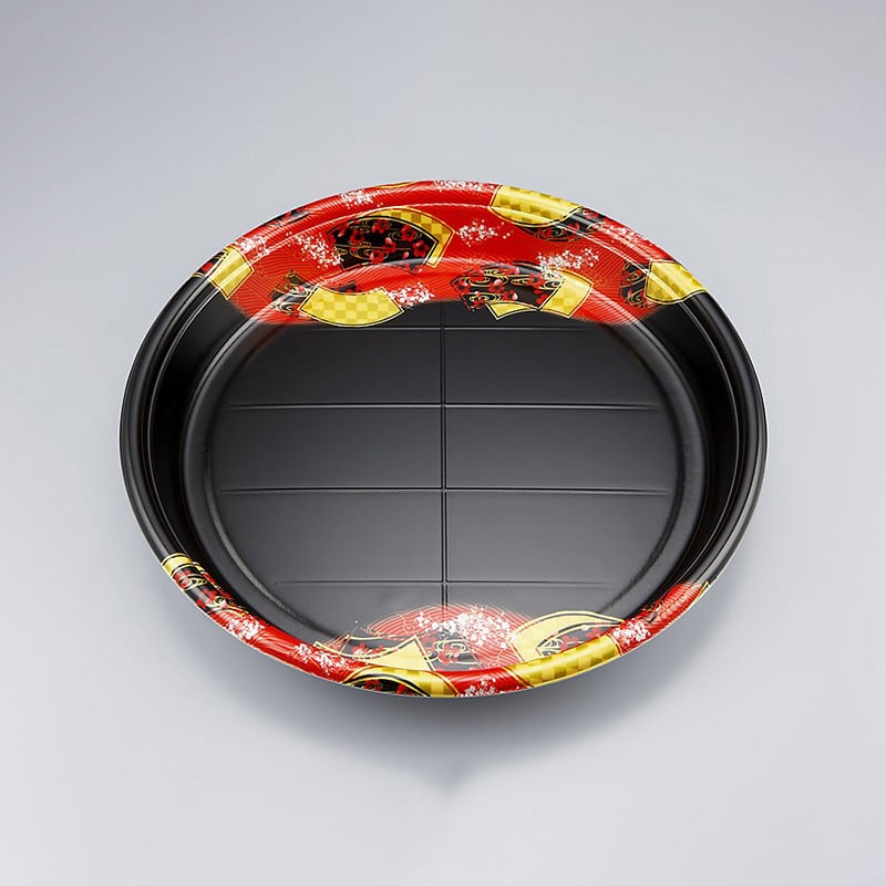 大黒工業 SF丸桶5 舞扇赤本体 10枚/袋（ご注文単位1袋）【直送品】