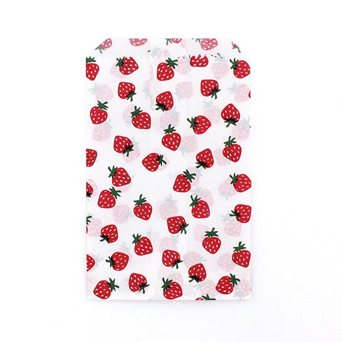 大黒工業 フ-628紙平袋いちご8号 400枚/袋（ご注文単位1袋）【直送品】