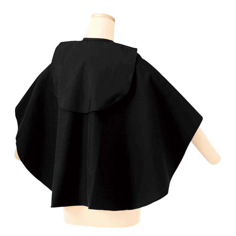 バックシャンプークロス ブラック 1個(ご注文単位1個)【直送品】