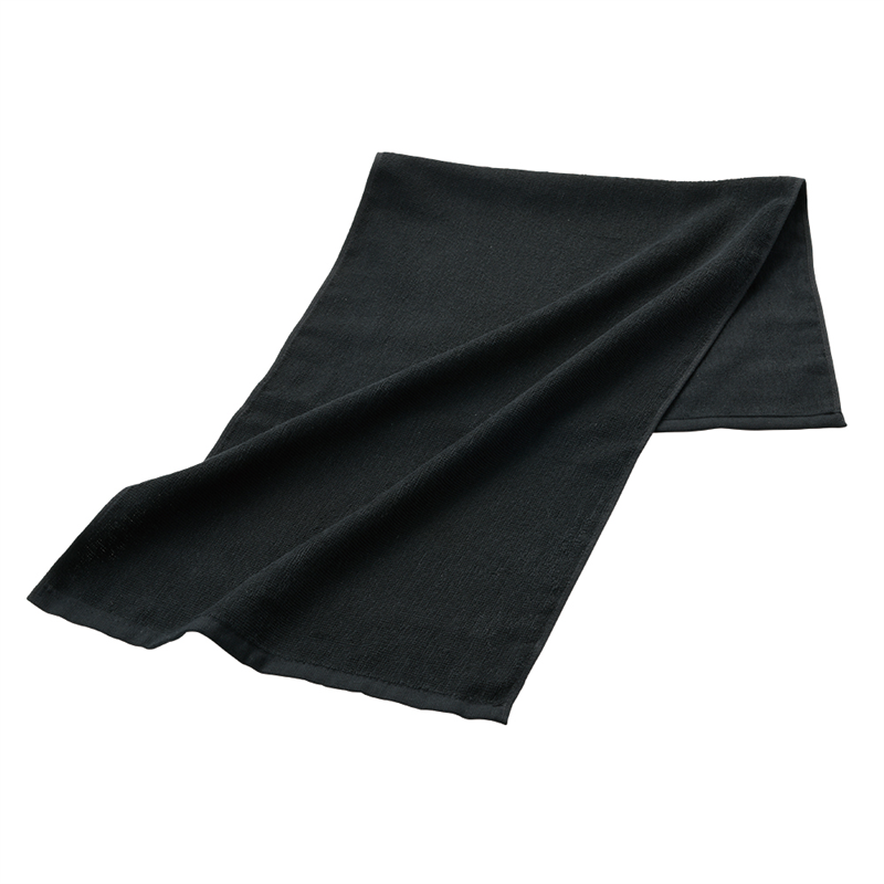 220匁 制菌SPカラータオル 黒 1袋(ご注文単位1袋)【直送品】