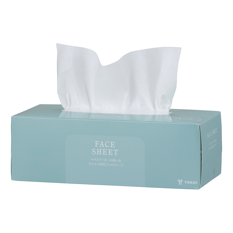 ウィルス対応フェイスシート 1袋(ご注文単位1袋)【直送品】