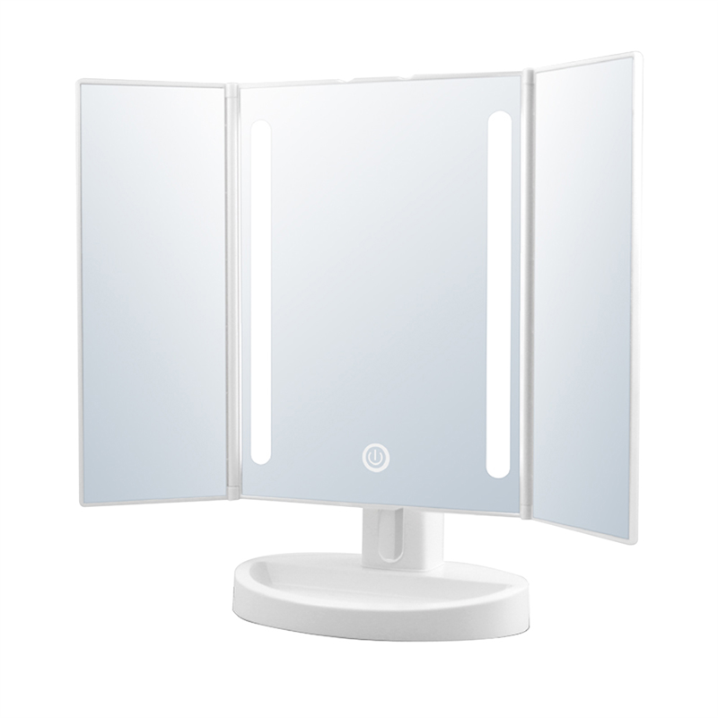 YBM-1631 LEDライト ミラー 1個(ご注文単位1個)【直送品】