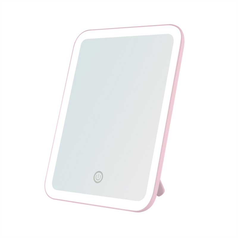 YBM-1730 LEDミラー ピンク 1個(ご注文単位1個)【直送品】