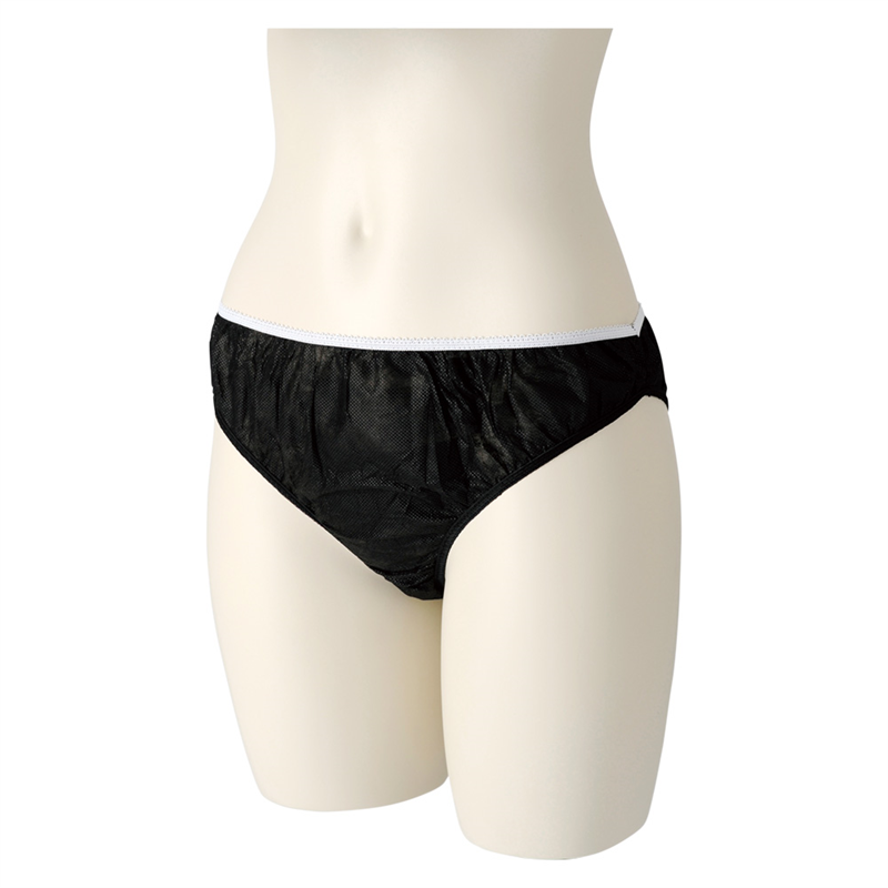 ペーパーショーツ ブラック 50枚 1袋(ご注文単位1袋)【直送品】