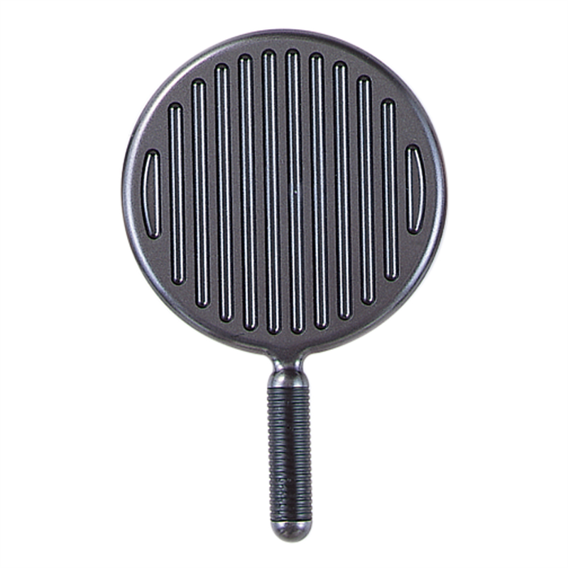 Y-1807 ハンドミラー ブラック 1枚(ご注文単位1枚)【直送品】