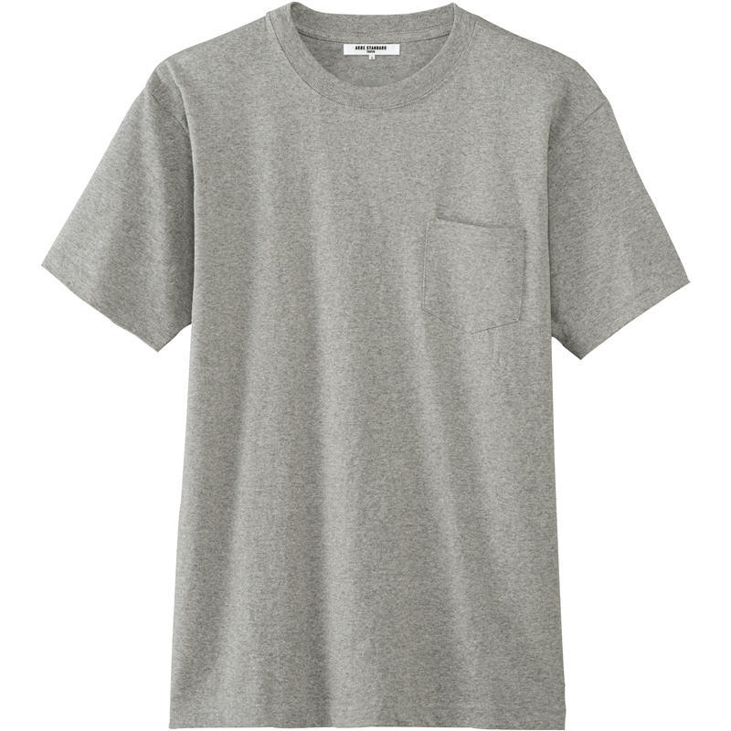ティーエッチエス ポケットTシャツ AS8545 ライトグレー M 1枚/袋(ご注文単位1袋)【直送品】