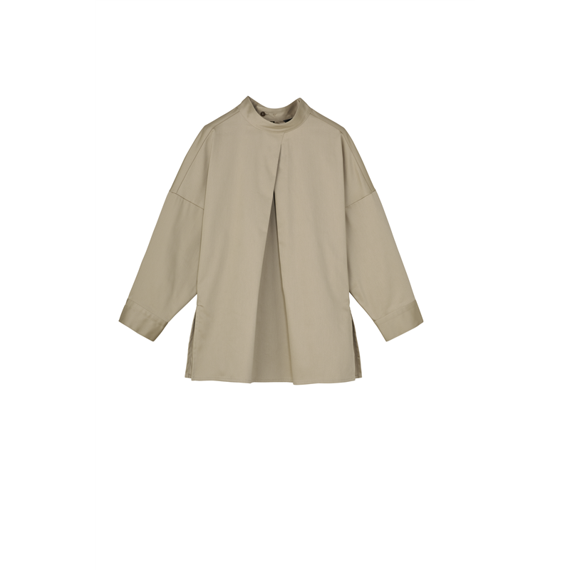 ティーエッチエス バックオープンシャツ RW0004 ベージュ SS 1枚/袋（ご注文単位1袋）【直送品】