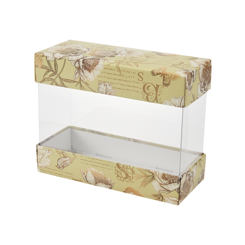 イナップ ヴィンテージ花柄クリアボックス 20個/袋（ご注単位4袋）【直送品】