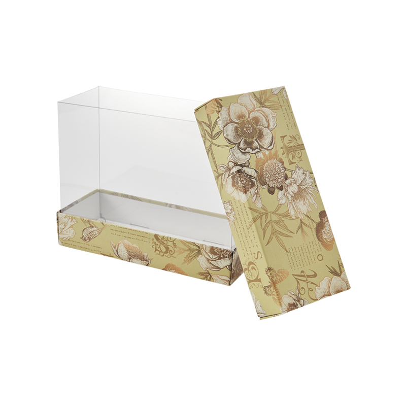 イナップ ヴィンテージ花柄クリアボックス 20個/袋（ご注単位4袋）【直送品】