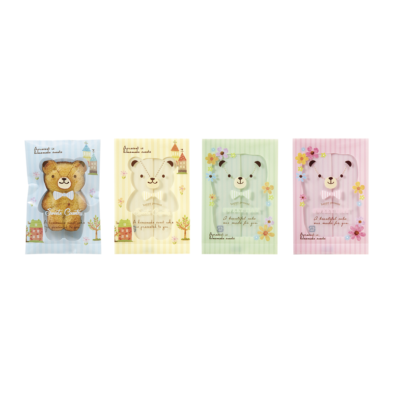 イナップ カントリーベアーガス袋 4柄アソート 400枚/袋(ご注単位3袋)【直送品】