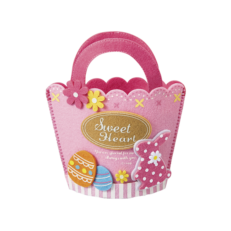 イナップ イースターフリルトート ピンク 1個（ご注文単位48個）【直送品】