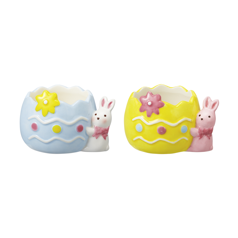 イナップ うさちゃんたまごカップ 2色アソート 1個（ご注文単位144個）【直送品】