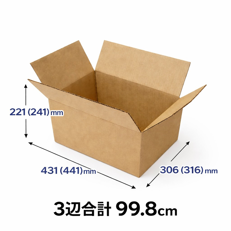 無地ダンボール  SAK NO.4-1 1枚（ご注文単位10枚)【直送品】