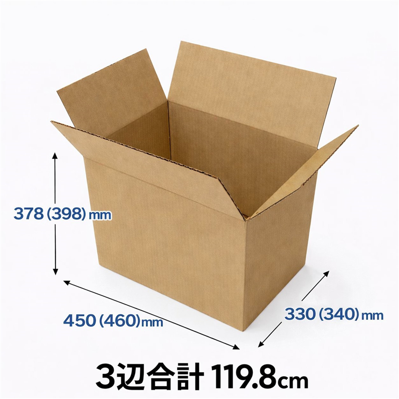 無地ダンボール  SAK 120-A3 1枚（ご注文単位10枚)【直送品】
