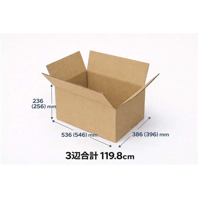 無地ダンボール  SAO B3用LL 1枚（ご注文単位10枚)【直送品】