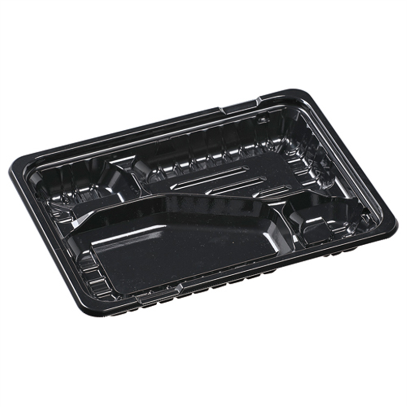 エフピコ 弁当容器 MSD箱弁 本体 23-17-2 黒 50枚/袋（ご注文単位1袋）【直送品】