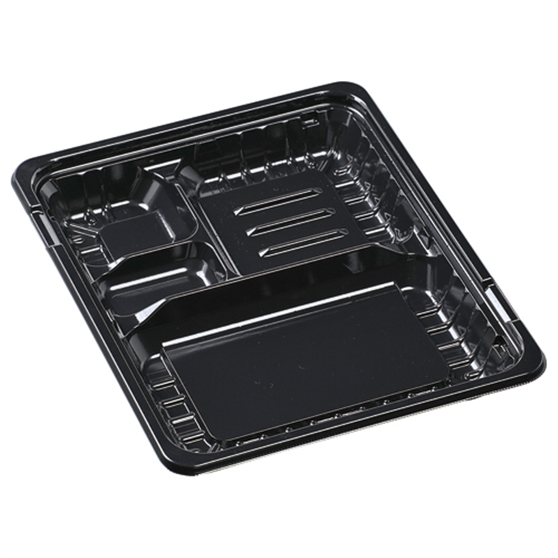 エフピコ 弁当容器 MSD箱弁 本体 24-20-3 黒 50枚/袋（ご注文単位1袋）【直送品】