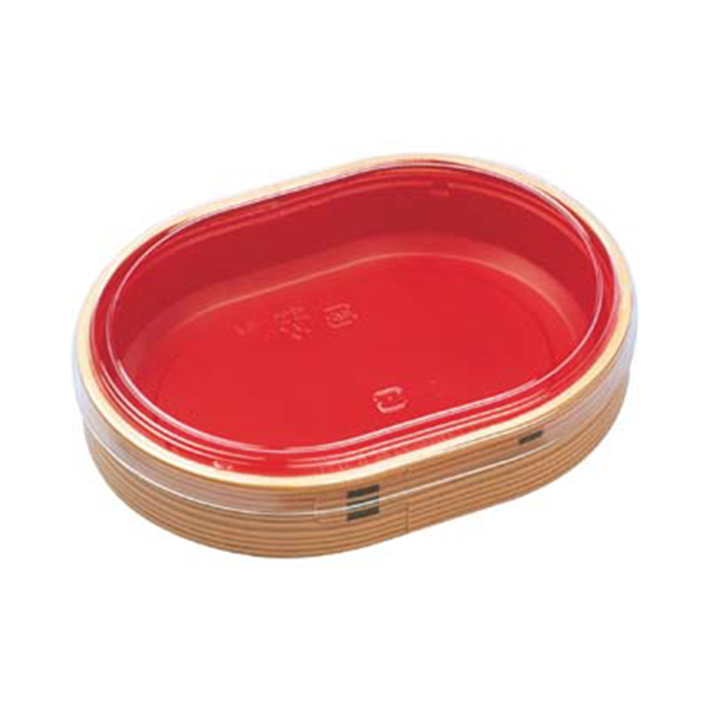 エフピコ 折箱弁当容器 本体蓋付き WU-406S（V） わっぱ 20枚/袋（ご注文単位1袋）【直送品】