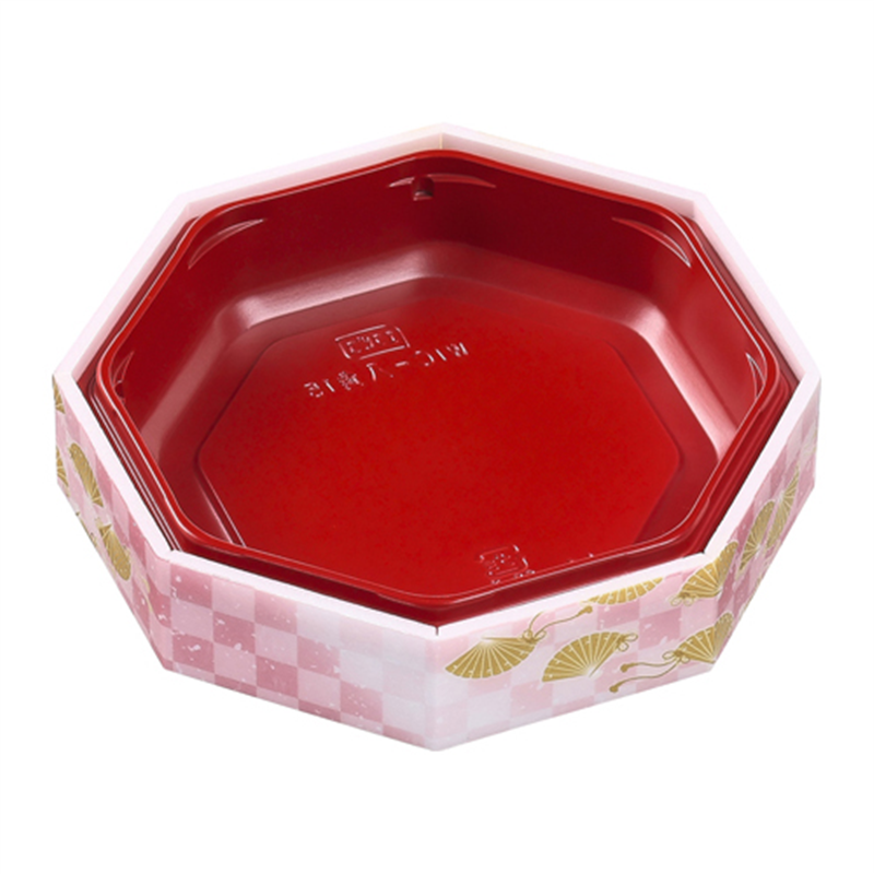エフピコ 折箱弁当容器 本体 WIC-八角15 市松春扇 20枚/袋（ご注文単位1袋）【直送品】