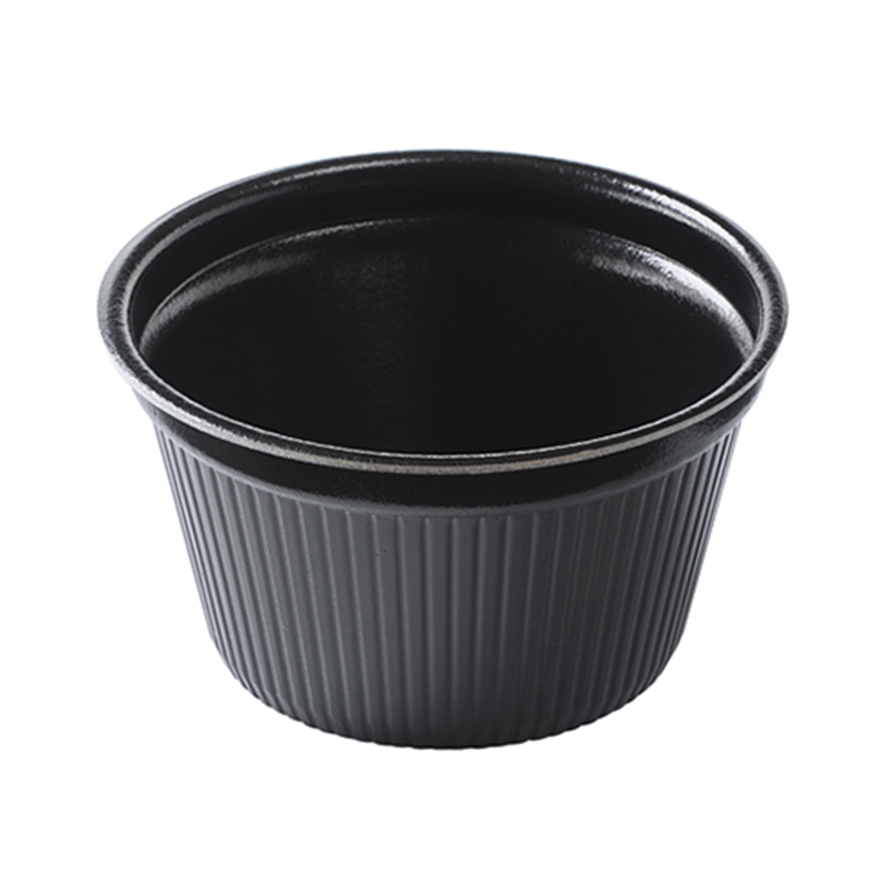 エフピコ 食品容器 MFPドリスカップ 142-790 黒W 30枚/袋（ご注文単位1袋）【直送品】