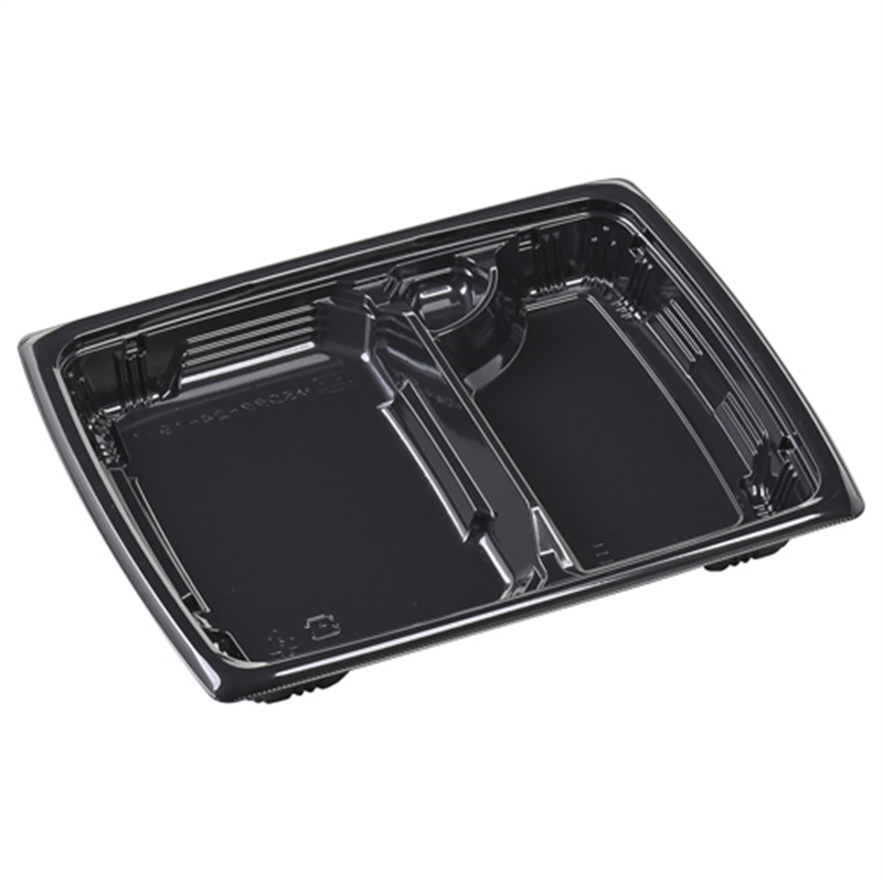 エフピコ 弁当容器 MSDタクト 本体 24-19-1 黒 50枚/袋（ご注文単位1袋）【直送品】