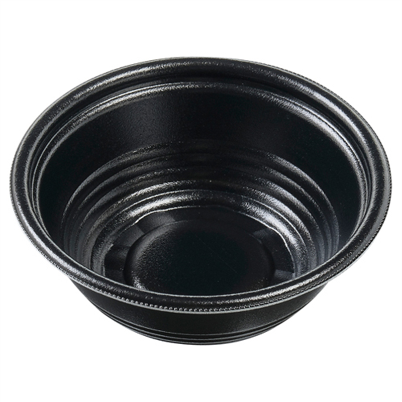 エフピコ 麺容器 MFPホット麺 本体 16（57） 黒W 50枚/袋（ご注文単位1袋）【直送品】