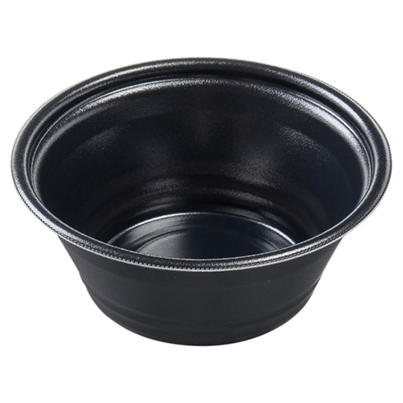 エフピコ 麺容器 MFPホット麺 本体 18小(73)絞 黒W 50枚/袋(ご注文単位1袋)【直送品】