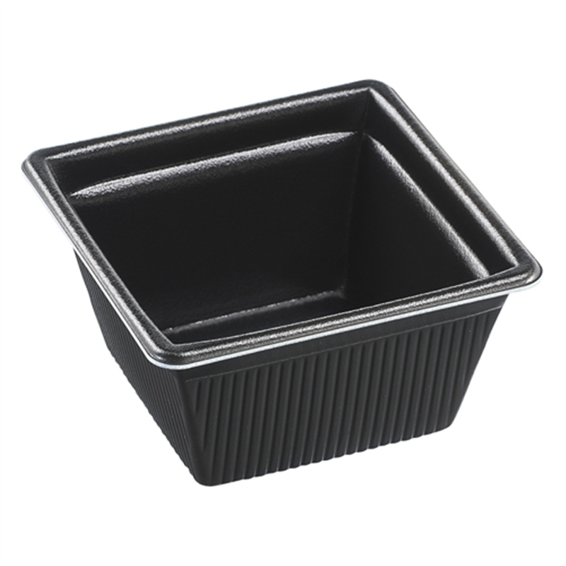 エフピコ 弁当容器 MFPドリス角 本体 14-14（71） 黒W 30枚/袋（ご注文単位1袋）【直送品】