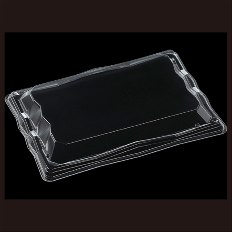 エフピコ 寿司容器 氷河 嵌合蓋 T-氷河3-8 APETエコ 10枚/袋（ご注文単位1袋）【直送品】
