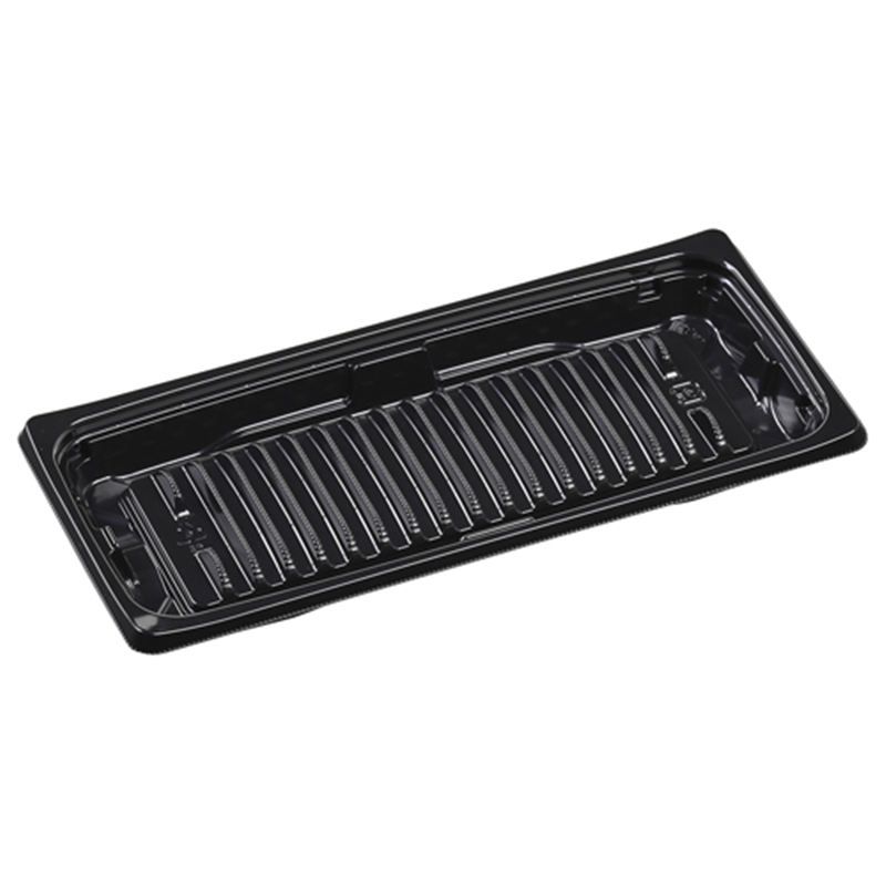 エフピコ 弁当容器 MSDプレイン 本体 24-11AG 黒 50枚/袋（ご注文単位1袋）【直送品】