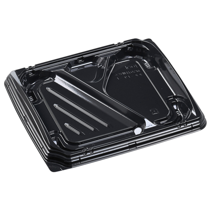 エフピコ 弁当容器 MSD竹皿膳 本体 22-19-1 黒 50枚/袋（ご注文単位1袋）【直送品】