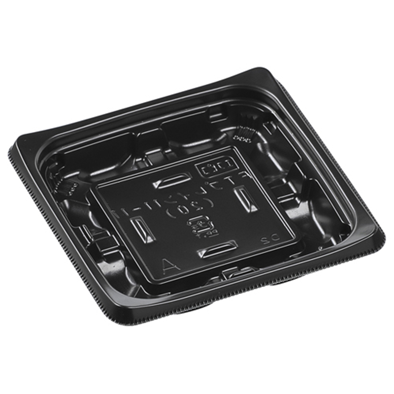エフピコ 惣菜容器 FTプレイン 本体 11-11（20） 黒 50枚/袋（ご注文単位1袋）【直送品】