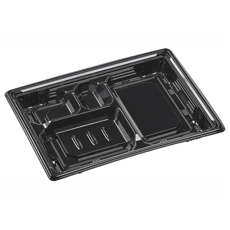 エフピコ 弁当容器 MSDフレーム 本体 24-18-3 黒 50枚/袋(ご注文単位1袋)【直送品】