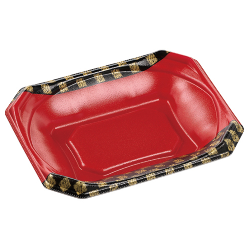 エフピコ 丼容器 MFPかぐら丼 本体 20-16浅 室町内朱 50枚/袋（ご注文単位1袋）【直送品】